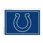 Indianapolis Colts 3x4 Spirit Area Rug Officially Licensed NFL