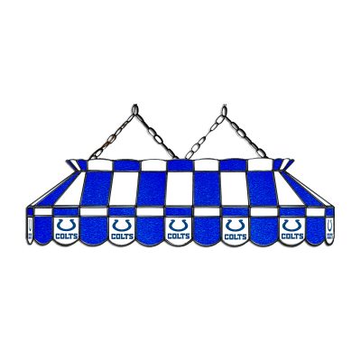 Indianapolis Colts 40 Inch Stained Glass Billiard Lamp