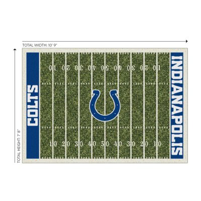 Indianapolis Colts 8x11 Football Field Premium Nylon Rug