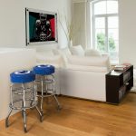 Indianapolis Colts Chrome Logo American Crafted Bar Stool