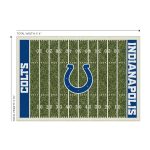 Indianapolis Colts Homefield 4x6 Football Field Area Rug