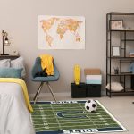 Indianapolis Colts Homefield 4x6 Football Field Area Rug