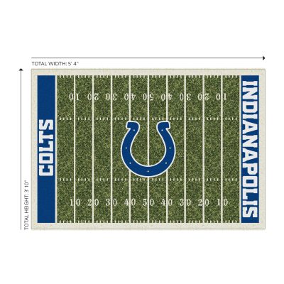 Indianapolis Colts Homefield 4x6 Football Field Area Rug