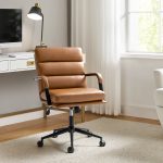 Indigo Camel Faux Leather Ergonomic Swivel Office Task Chair 6 Indigo Camel Faux Leather Ergonomic Swivel Office Task Chair