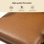 Indigo Camel Faux Leather Ergonomic Swivel Office Task Chair 10 Indigo Camel Faux Leather Ergonomic Swivel Office Task Chair