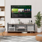 Industrial TV Stand with Storage Shelves for TVs up to 60 Inch 13 Industrial TV Stand with Storage Shelves for TVs up to 60 Inch