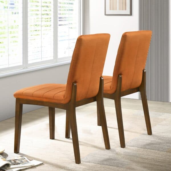 InesOrangeDiningChair 1