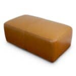 Tan Leather Ottoman with Space-Saving Design and Versatile Style 13 Tan Leather Ottoman with Space-Saving Design and Versatile Style
