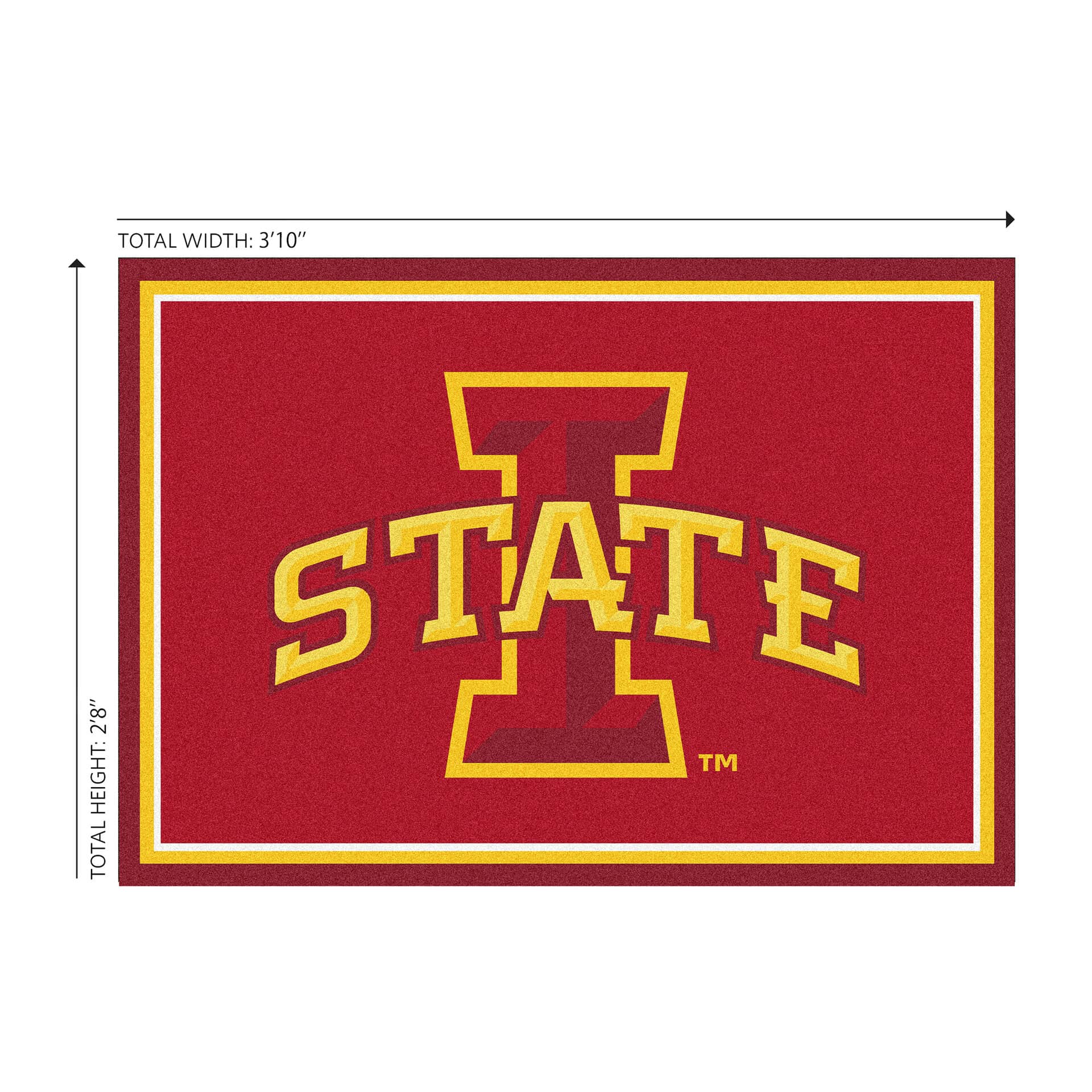 Iowa State University 3x4 Area Rug 2 Iowa State University 3x4 Area Rug - Image 2