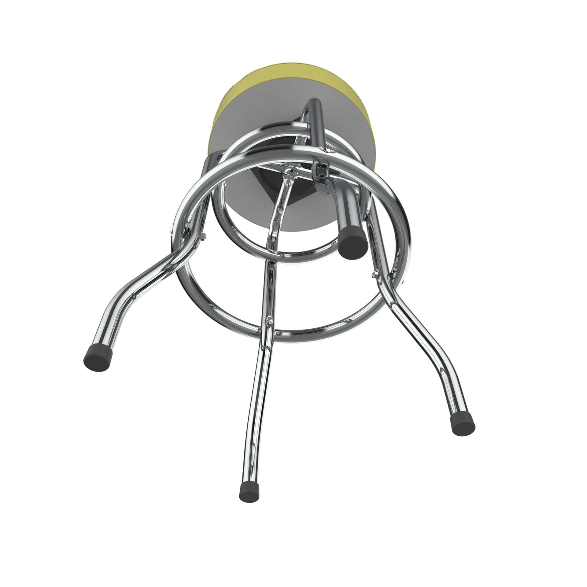 Iowa State University Chrome Bar Stool 6 Iowa State University Chrome Bar Stool - Image 6