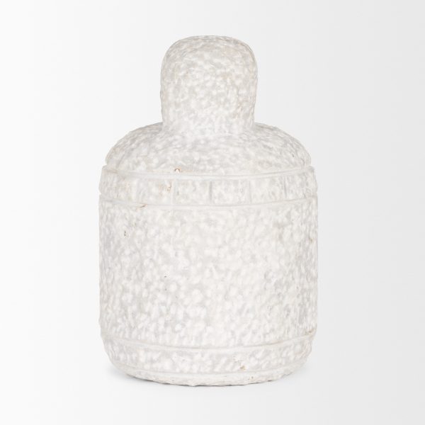 Irina Large White Marble Door Stopper 4