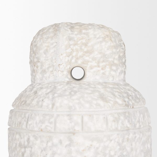 Irina Large White Marble Door Stopper 7