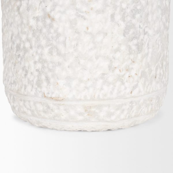 Irina Large White Marble Door Stopper 9