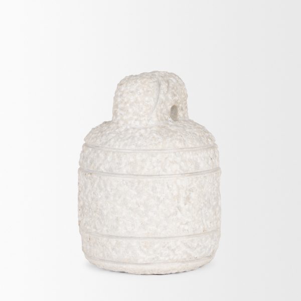 Irina Small White Marble Door Stopper 5
