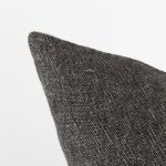 Isolde 20L x 20W Beige and Black Fabric Color Blocked Decorative Pillow Cover