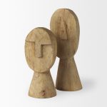 Ivan Large Wooden Head Sculpture