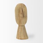 Ivan Large Wooden Head Sculpture