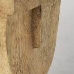 Ivan Medium Wooden Head Sculpture