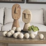 Ivan Medium Wooden Head Sculpture