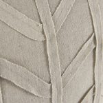 Ivivva 20L x 20W Beige Fabric Textured Decorative Pillow Cover