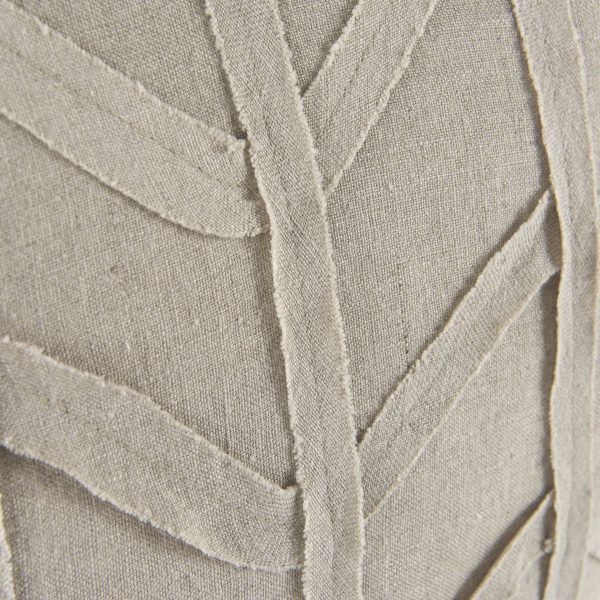 Ivivva 20L x 20W Beige Fabric Textured Decorative Pillow Cover 10