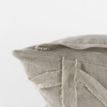 Ivivva 20L x 20W Beige Fabric Textured Decorative Pillow Cover