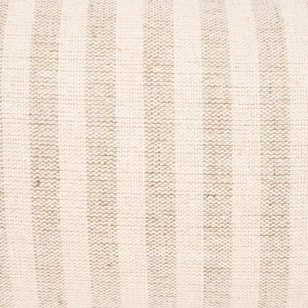 Jace Cream w Beige Stripe Lumbar Decorative Pillow Cover 9