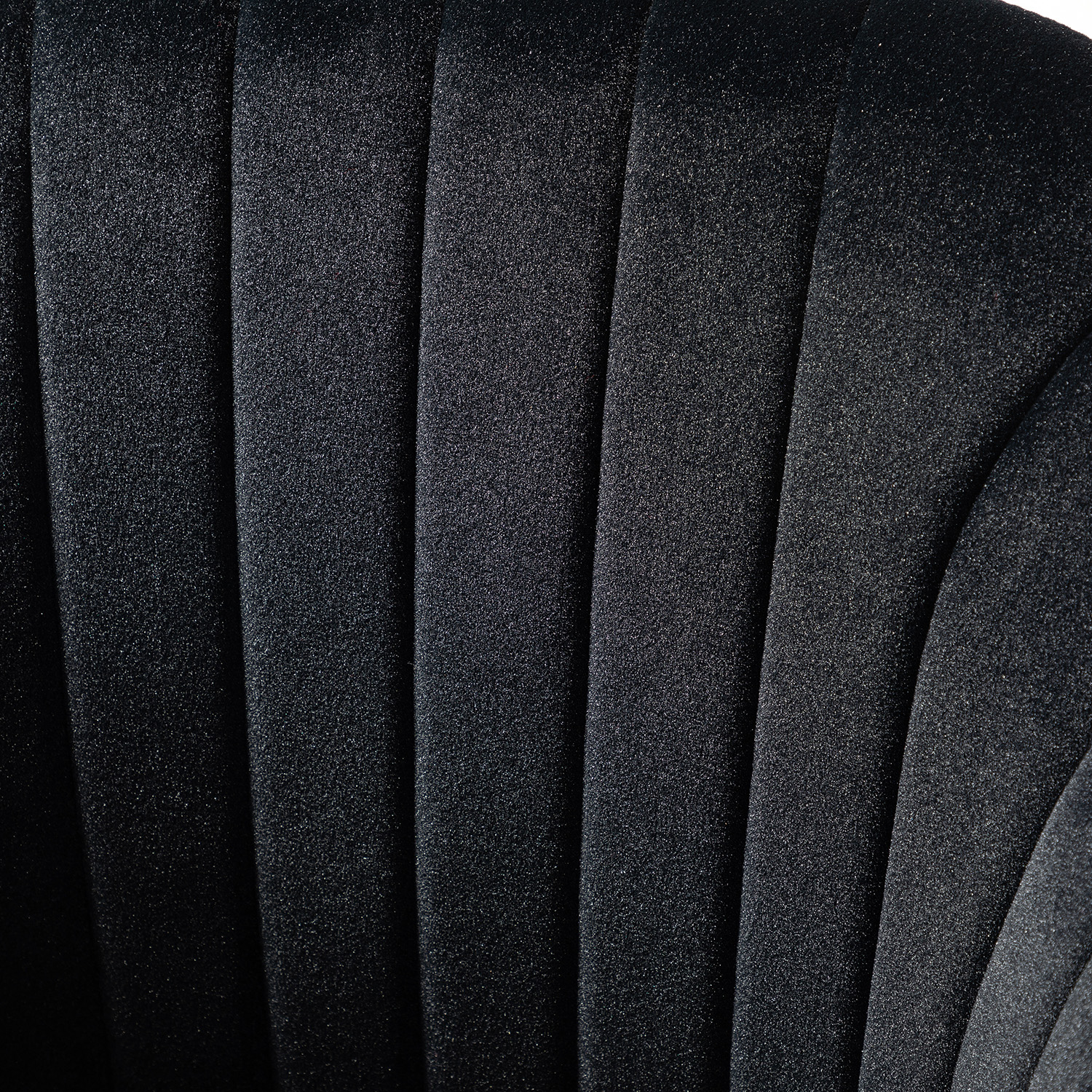 Jacinda Black Velvet Modern Swivel Adjustable Height Office Chair 5 Jacinda Black Velvet Modern Swivel Adjustable Height Office Chair - Image 5