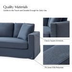 Jacindo Navy Farmhouse Reversible Chaise Slipcovered Sectional 7 Jacindo Navy Farmhouse Reversible Chaise Slipcovered Sectional