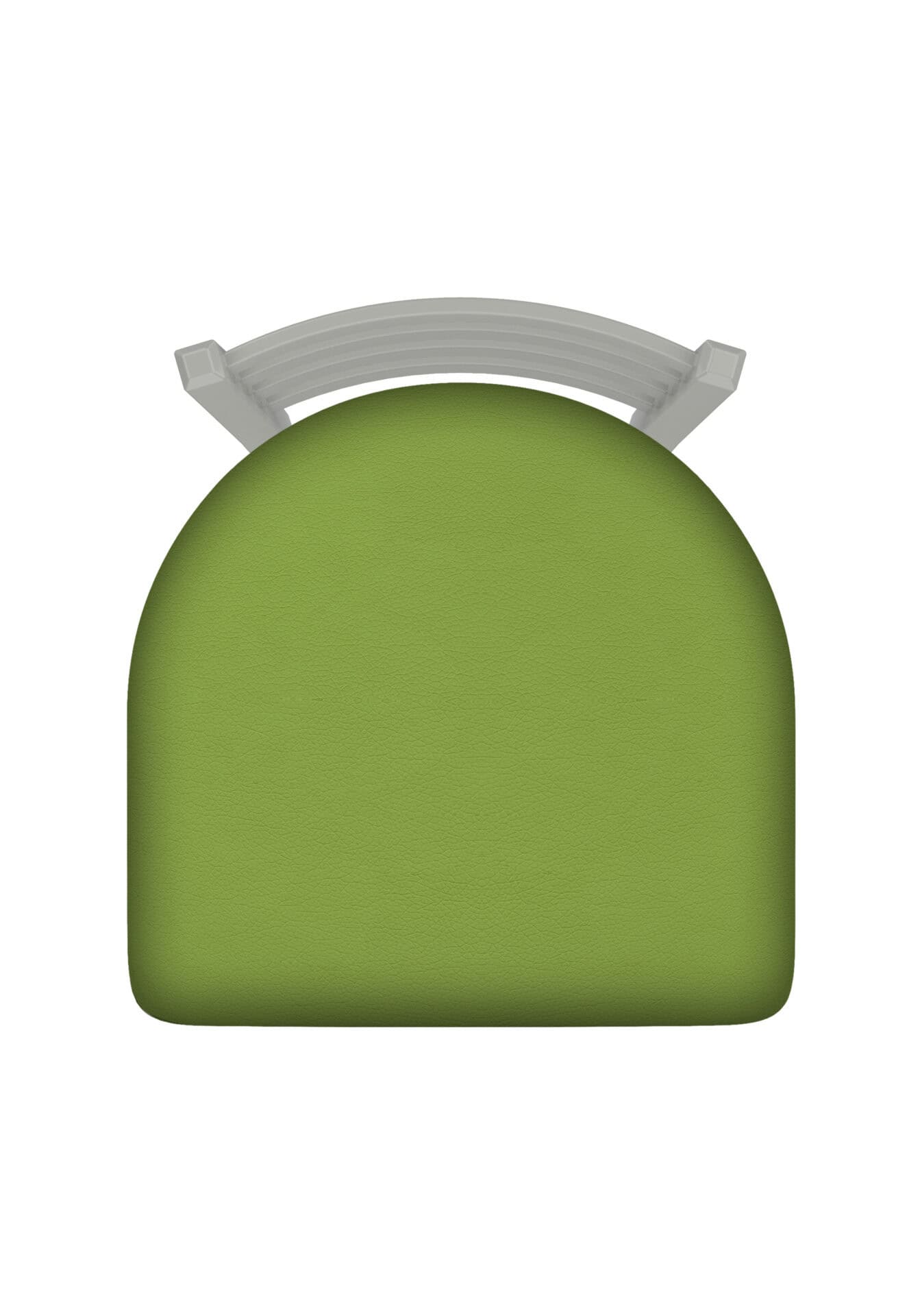 Jackie 36-Inch Extra-Tall Bar Stool with Anodized Nickel Finish and Canter Kiwi Green Seat 3 Jackie 36-Inch Extra-Tall Bar Stool with Anodized Nickel Finish and Canter Kiwi Green Seat - Image 3