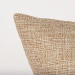 Jacklyn Brown Linen Square Decorative Pillow Cover