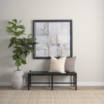 Jacklyn Cream Linen Square Decorative Pillow Cover