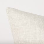 Jacklyn Cream Linen Square Decorative Pillow Cover