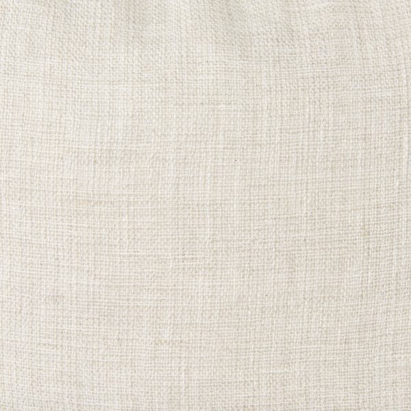 Jacklyn Cream Linen Square Decorative Pillow Cover 8
