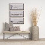 Jacklyn Grey Linen Square Decorative Pillow Cover