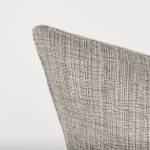 Jacklyn Grey Linen Square Decorative Pillow Cover