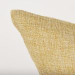 Jacklyn Mustard Linen Square Decorative Pillow Cover