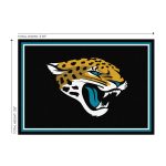 Jacksonville Jaguars 3x4 Spirit Area Rug Officially Licensed NFL Rug