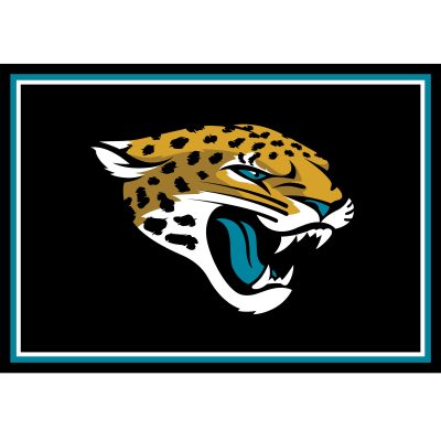 Jacksonville Jaguars 3x4 Spirit Area Rug Officially Licensed NFL Rug