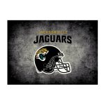 Jacksonville Jaguars 6x8 Distressed Officially Licensed NFL Area Rug