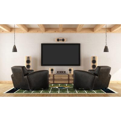 Jacksonville Jaguars 6x8 Football Field Area Rug