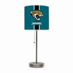 Jacksonville Jaguars Chrome USB Charging Lamp with Changeable Shade
