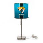 Jacksonville Jaguars Chrome USB Charging Lamp with Changeable Shade