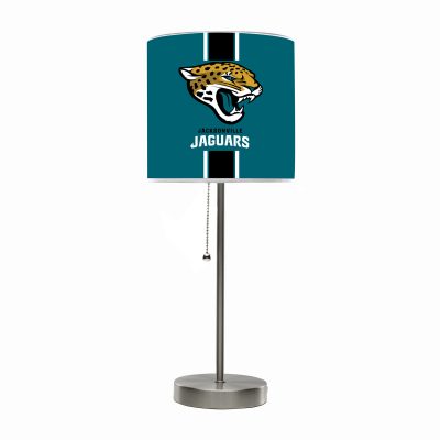 Jacksonville Jaguars Chrome USB Charging Lamp with Changeable Shade
