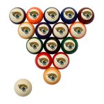 Jacksonville Jaguars Grade A Polyester Retro Billiard Ball Set