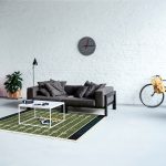 Jacksonville Jaguars Homefield 4x6 Football Field Area Rug