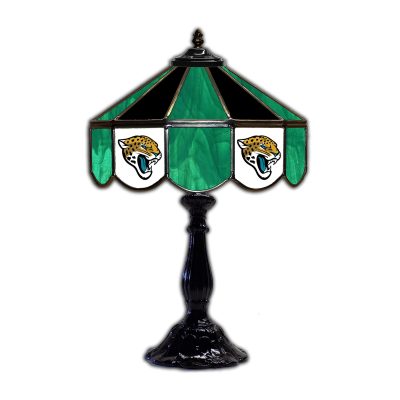 Jacksonville Jaguars Tiffany Style 21 inch Glass Table Lamp