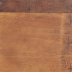 Jadine Set of 2 Medium Brown Wood w/ Black Metal Rectangle Frames