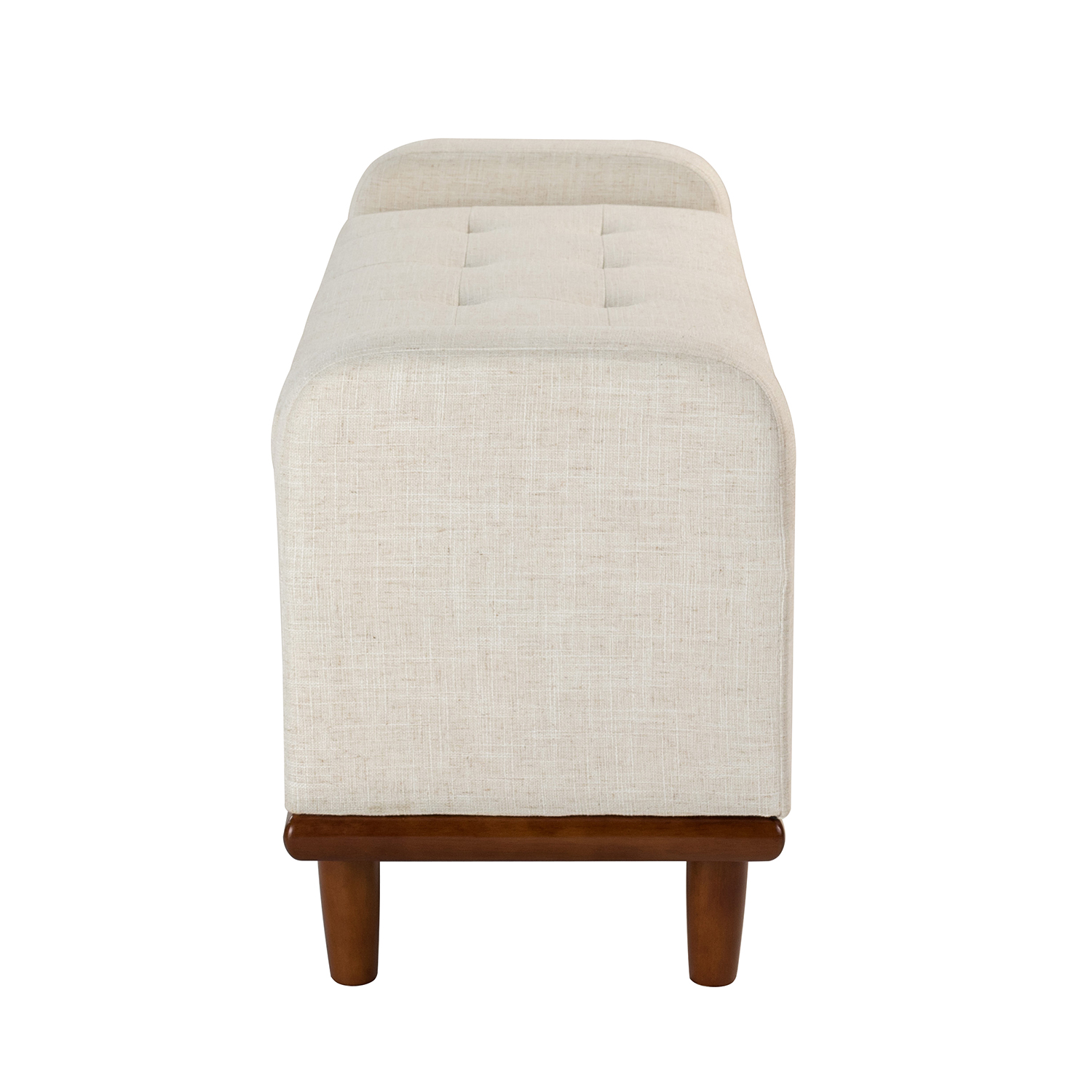 Jason Ivory Tufted Storage Bench 4 Jason Ivory Tufted Storage Bench - Image 4