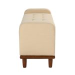 Jason Ivory Tufted Upholstered Flip Top Storage Bench 9 Jason Ivory Tufted Upholstered Flip Top Storage Bench